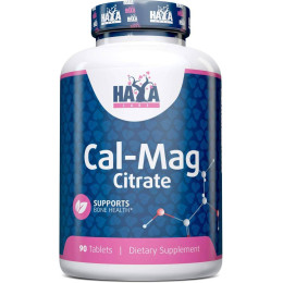 Кальций и Магний Haya Labs Cal-Mag Citrate 90 tabs