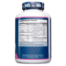 Омега 3-6-9 Haya Labs Omega 3-6-9 Flax, Fish & Borage Oils 1200 mg 100softgels