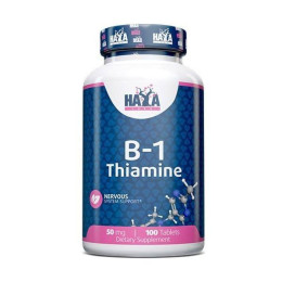 Вітамін B1 Haya Labs Vitamin B-1 Thiamine 50mg 100 tabs