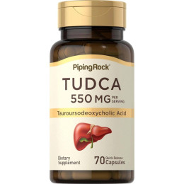 Таурурсодезоксихолевая кислота Piping Rock Tudca 550 mg (per serving) 70 Quick Release Capsules Piping Rock