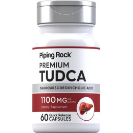 Тауроурзодезоксихолева кислота Piping Rock Tudca 1100 mg (per serving) 70 Quick Release Capsules Piping Rock