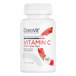 Вітамін С OstroVit Natural Vitamin C from Rose Hips 60 tabs OstroVit