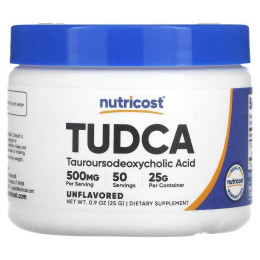 Тауроурсодезоксихолева кислота Nutricost TUDCA 500 mg 25 g