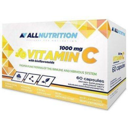 Вітамін С Vitamin C 1000mg + Bioflaw 60 caps AllNutrition