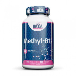 Метил-В12 Haya Labs Methyl B-12 200 mcg 100tabl