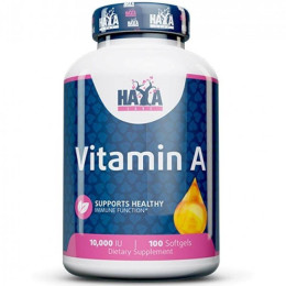 Вітамін A Haya Labs Vitamin A 10,000 IU 100softgels \u0411\u0415\u0422