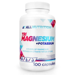 Магній + Калій AllNutrition TRI Magnesium + Potasium 100caps AllNutrition