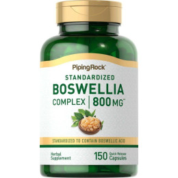 Boswellia Serrata Standardized Complex, 800 mg, 150 Quick Release Capsules Piping Rock