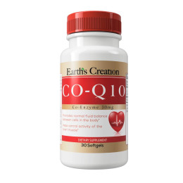 Коэнзим Earth's Creation CoQ-10 30 mg 30 softgels Earth's Creation