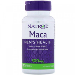 Мака перуанская Natrol Maca 500 mg 60 caps Natrol