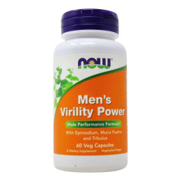 Бустер тестостерона NOW Men's Virility Power 60 veg caps