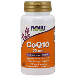 Коэнзим Q10 NOW CoQ10 30 mg 120 caps NOW