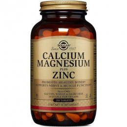 Calcium Magnesium & Zinc 250 tabs Solgar