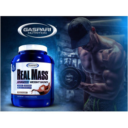 Real mass 2270g (Chocolate) Gaspari Nutrition