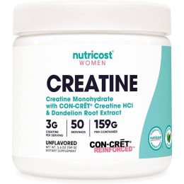 Креатин для женщин Nutricost Creatine Powder for Women 159 g (Unflavored) Nutricost