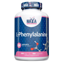 L-фенілаланін Haya Labs L-Phenylalanine 500 mg 100 Caps