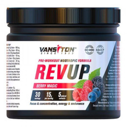 Предтренировочный комплекс Vansiton REVUP 450 г (Магія ягід) Vansiton