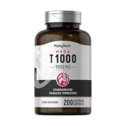 Трибулус Piping Rock Ultra Tribulus Max, 1000 mg (per serving), 200 Quick Release Capsules Piping Rock