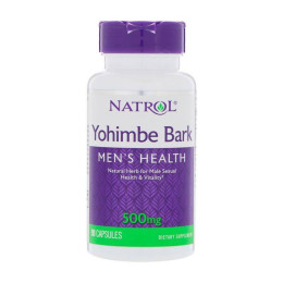 Экстракт Йохимбе Natrol Yohimbe Bark 500 mg 90 caps Natrol