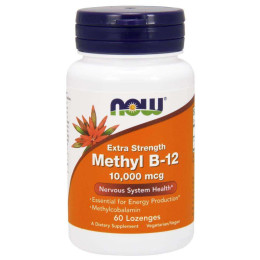 Вітамін B12 Now Methyl B-12 10000 mcg 60 lozenges NOW