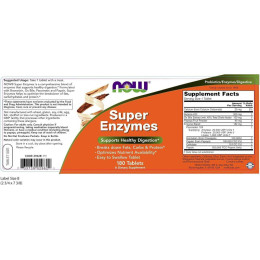 Ензими Now Super Enzymes 180tabl NOW