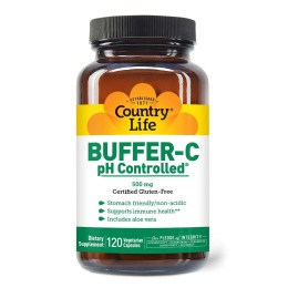 Витамин C Country Life Buffer-C 500 mg 120 Vegetarian Capsules Country Life