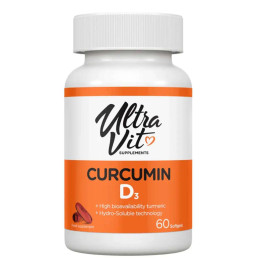 Ultravit Curcumin D3 60softgel VPLab