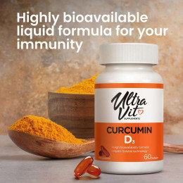 Ultravit Curcumin D3 60softgel VPLab