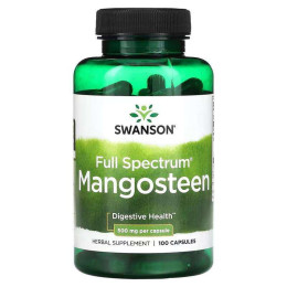 Full Spectrum Mangosteen, 500 mg, 100 Capsules Swanson