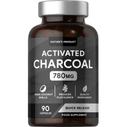 Activated Charcoal, 780 mg, 90 Capsules