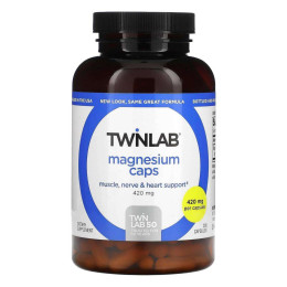 Magnesium Caps, 420 mg, 200 Capsules TwinLab