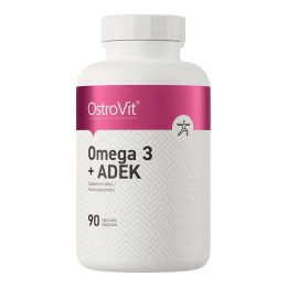 Омега 3 OstroVit Omega 3 + ADEK 90 caps OstroVit