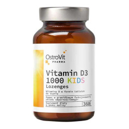 Витамин D3 Ostrovit Pharma Vitamin D3 1000 Kids Lozenges 360 tabs (Raspberry) OstroVit