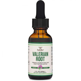 Екстракт кореня валеріани Double Wood Supplements Valerian Root Drops (168 mg in 1 ml) 30 ml