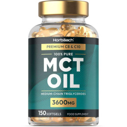 Масло МСТ Horbäach MCT Oil, 3600 mg, 150 Softgels