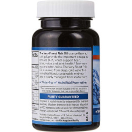 Омега-3 Carlson Labs The Very Finest Fish Oil 700 mg 120 Soft Gels (350 mg per Soft Gel) (Orange) Carlsson