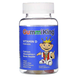 Вітамін Д Gummi King Vitamin D for Kids 600 IU 60 Gummies Gummi King