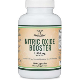 Поддержка уровня оксида озота Double Wood Supplements Nitric Oxide Booster 1500 mg 180 caps