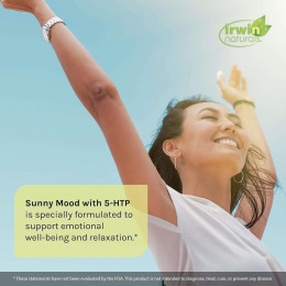 Підтримка настрою Irwin Naturals Sunny Mood with 5-HTP, Plus Vitamin D3, 80 Liquid Soft-Gels Irwin Naturals