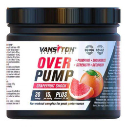 Предтренировочный комплекс Vansiton Overpump 450 г (Грейпфрутовый шок) Vansiton