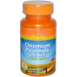 Chromium Picolinate, 200 mcg, 60 Tablets Thompson