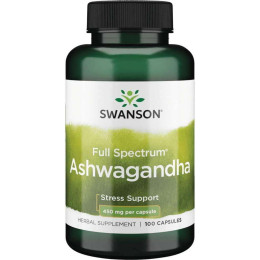 Ашвагандха Swanson Ashwagandha 450 mg, 100 caps Swanson