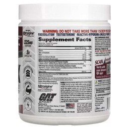 Передтренувальний комплекс GAT Nitraflex 315 g (Fruit Punch) German American Technologies