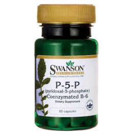 P-5-P Pyridoxal-5-Phosphate 20 mg 60 Caps Swanson