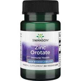 Zinc Orotate 10 mg 60 veg caps Swanson