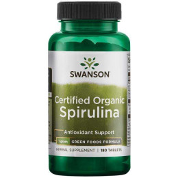 Spirulina 500 mg 180 Tabs Swanson