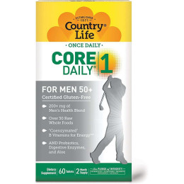 Мультивитамины для мужчин 50+ Country Life Core Daily-1 For Men 50+ 60 Tablets Country Life