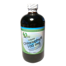 Жидкий хлорофилл World Organic Liquid Chlorophyll with Spearmint and Glycerin 100 mg 474 ml World Organic