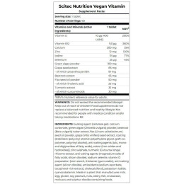 Комплекс витаминов для вегетарианцев Scitec Nutrition Vegan Vitamin 60 caps Scitec Nutrition