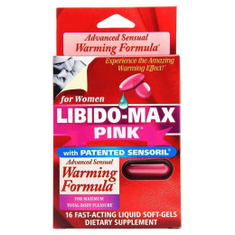 Мультивітаміни для жінок Libido-Max Pink, For Women Applied Nutrition 16 Fast-Acting Liquid Soft-Gels Applied Nutrition